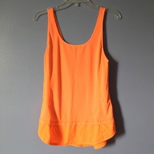 Orange lululemon tank